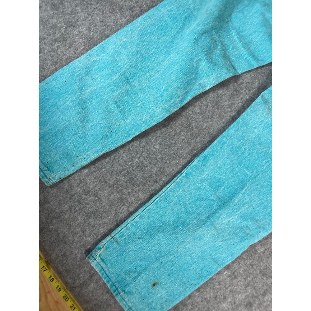 Vintage 90s Wrangler Straight Jeans Mens 36x30 Blue Denim Baggy Western Cowboy - Picture 2 of 9